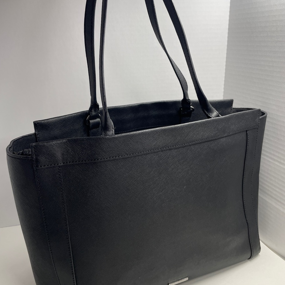 👜 Rebekah Minkoff Genuine Leather Laptop Tote – Fits 17” – Gently Loved